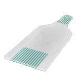 Gestreepte bovenkant van voedselplank snijplank (Hoek)