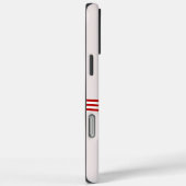 Gestreepte Bow iPhone Case (Achterkant / Rechts)