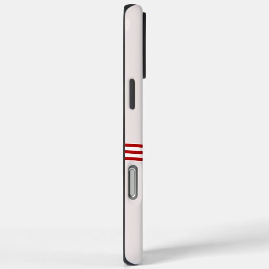 Gestreepte Bow iPhone Case (Achterkant / Rechts)