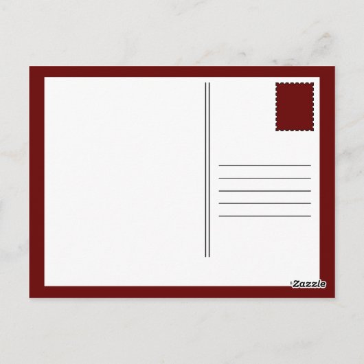 Gestreepte Briefkaart voor elektrische gitaren (Achterkant)