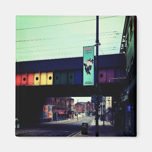 Gestreepte brug magneet (Voorkant)