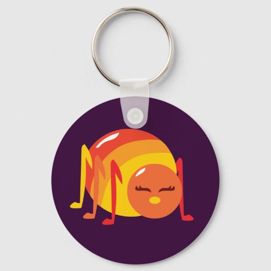 Gestreepte buik sleutelhanger (Voorkant)