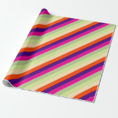 Gestreepte Cadeaupapier (Uitgerold)