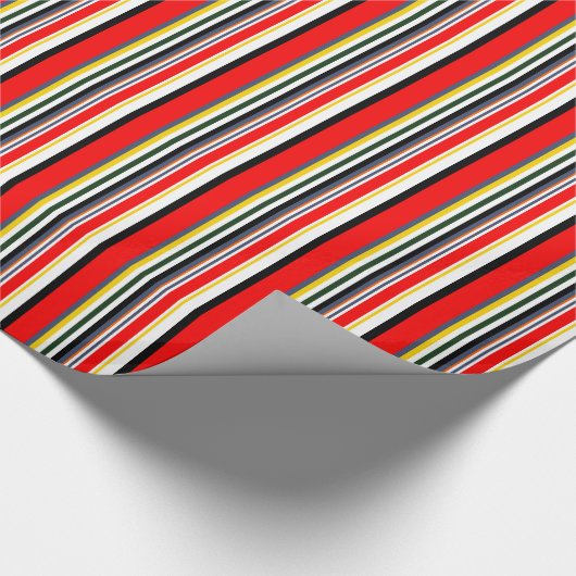 Gestreepte Cadeaupapier (Hoek)