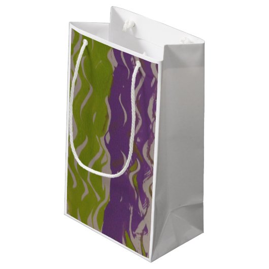 Gestreepte Cadeautas (Achterkant Gekanteld)