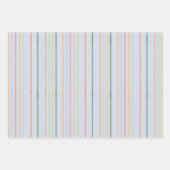 Gestreepte cadeauverpakking inpakpapier vel (Voorkant 2)