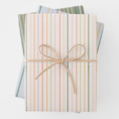 Gestreepte cadeauverpakking inpakpapier vel (In situ)