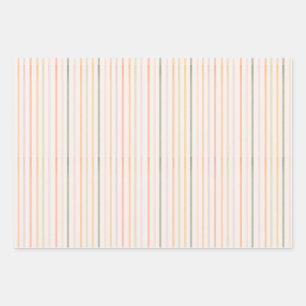 Gestreepte cadeauverpakking inpakpapier vel