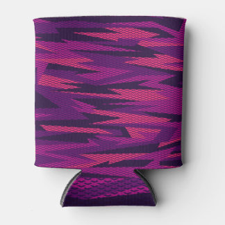 Gestreepte camouflage: Abstract geometrisch patroo Blikjeskoeler