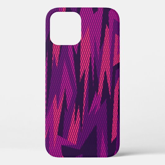 Gestreepte camouflage: Abstract geometrisch patroo Case-Mate iPhone Case (Achterkant)