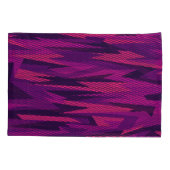Gestreepte camouflage: Abstract geometrisch patroo Kussensloop (Achterkant)