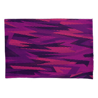 Gestreepte camouflage: Abstract geometrisch patroo Kussensloop