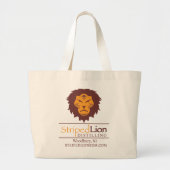 Gestreepte Canvas tas (Voorkant)