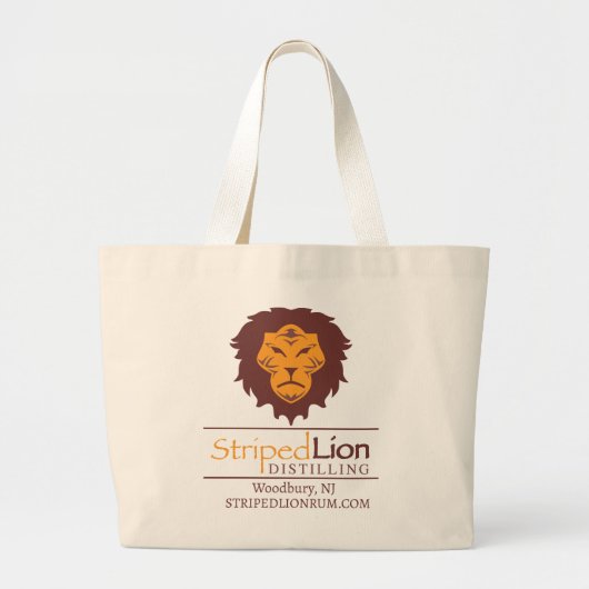 Gestreepte Canvas tas (Voorkant)