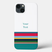 Gestreepte Case-Mate iPhone Case (Achterkant)
