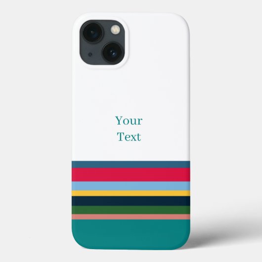 Gestreepte Case-Mate iPhone Case (Achterkant)