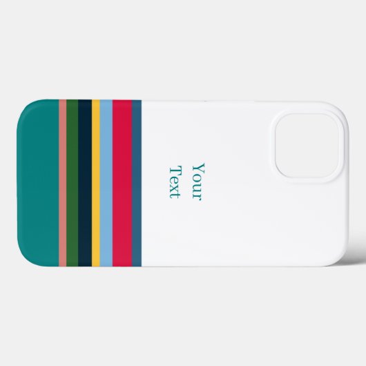 Gestreepte Case-Mate iPhone Case (Achterkant (horizontaal))