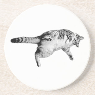 Gestreepte charme voor de tafel zandsteen onderzetter