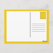 Gestreepte Chic BALLOONING Briefkaart (Achterkant)