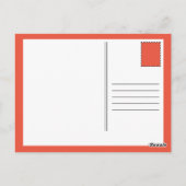 Gestreepte Chic Trumpet Briefkaart (Achterkant)