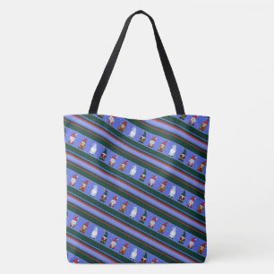 Gestreepte Chilly Gnomies (Klein) Tote Bag