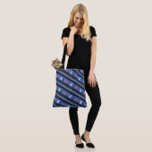 Gestreepte Chilly Gnomies (Klein) Tote Bag (Op model)