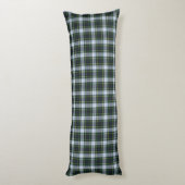 Gestreepte Clan Tartan Groen Witte Check Moeder Ve Lichaamskussen (Achterkant (Verticaal))