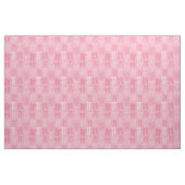 Gestreepte Coquette bogen op roze Stof (Fat Quarter)