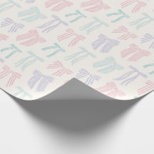 Gestreepte Coquette Bows mint roze lila