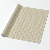 Gestreepte - Crème Cadeaupapier (Uitgerold)