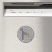 Gestreepte Deen Magneet (Insitu (Vaatwasser))