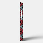 Gestreepte diamanten Case-Mate iPhone case (Achterkant / Links)