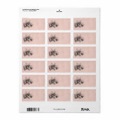  Gestreepte Eekhoorn 1800s Eekhoorns Etiket (Full Sheet)