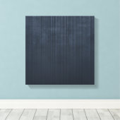 Gestreepte elegante ombre Blauw rustiek abstract Canvas Afdruk (Insitu (Houten vloer))