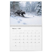 Gestreepte en Gevlekte Stinkdieren Kalender (Feb 2027)
