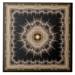 Gestreepte fantasiepatroon tegeltje