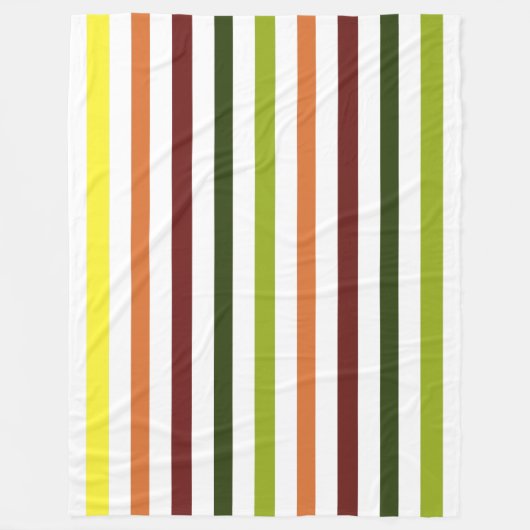 Gestreepte Fleece Deken (Voorkant)
