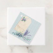 Gestreepte Floral Collage Scrapbook Verfraaiing Bedankjes Labels (In situ)