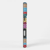 Gestreepte Gebreide Stijl iPhone Hoesje (Rechterkant)