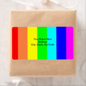 Gestreepte gekleurde labels (Insitu)