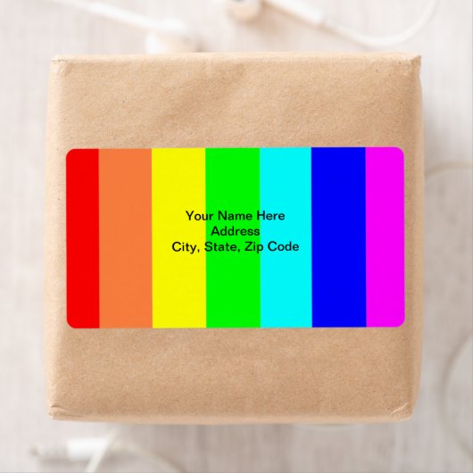 Gestreepte gekleurde labels (Insitu)