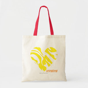 Gestreepte Gele 4 Tote Bag