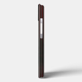 gestreepte gele drum Case-Mate iPhone case (Achterkant / Links)