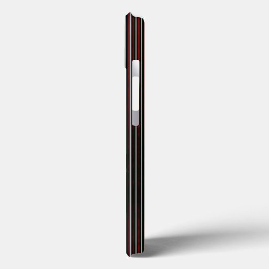 gestreepte gele drum Case-Mate iPhone case (Achterkant / Links)