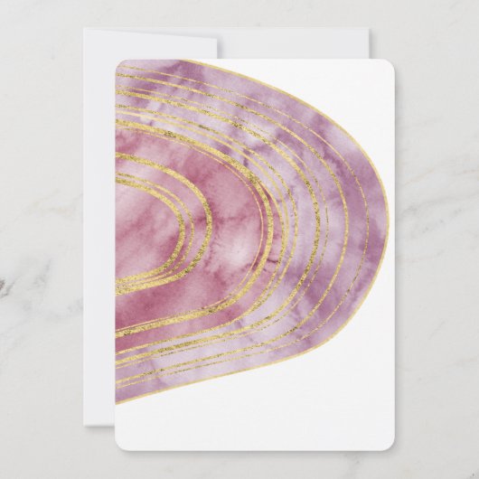 Gestreepte Gemstone | De Kaart Datum opslaan (Achterkant)