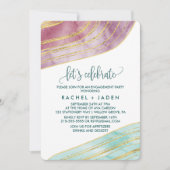 Gestreepte Gemstone | Mauve Let's Celebrate Kaart (Voorkant)