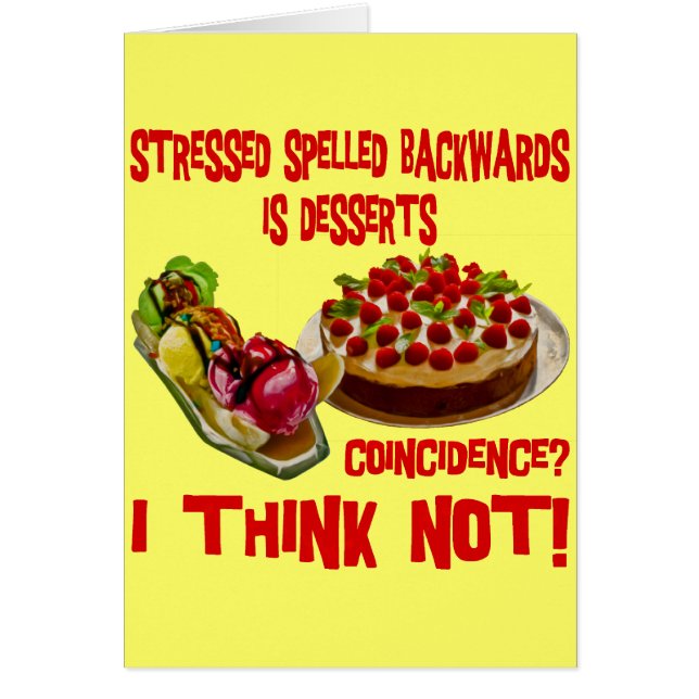 Gestreepte gespelde Bacwards zijn desserts (Voorkant)