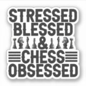 Gestreepte, gezwollen schaap geobsedeerd door Funn Sticker (Voorkant)