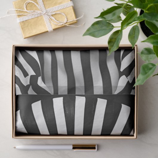 Gestreepte Glam Rock Star Decoupage Tissuepapier (Geschenk)