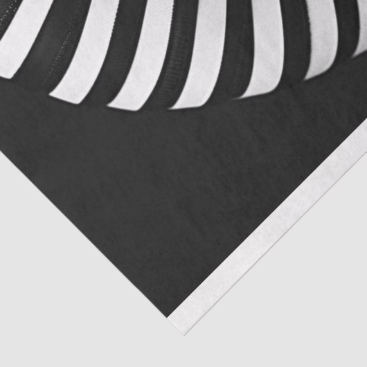 Gestreepte Glam Rock Star Decoupage Tissuepapier (Detail)